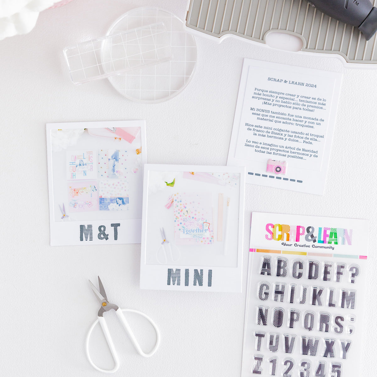 Scrap & Learn Alpha Stamp Set