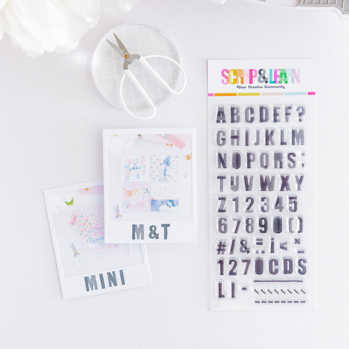 Scrap & Learn Alpha Stamp Set