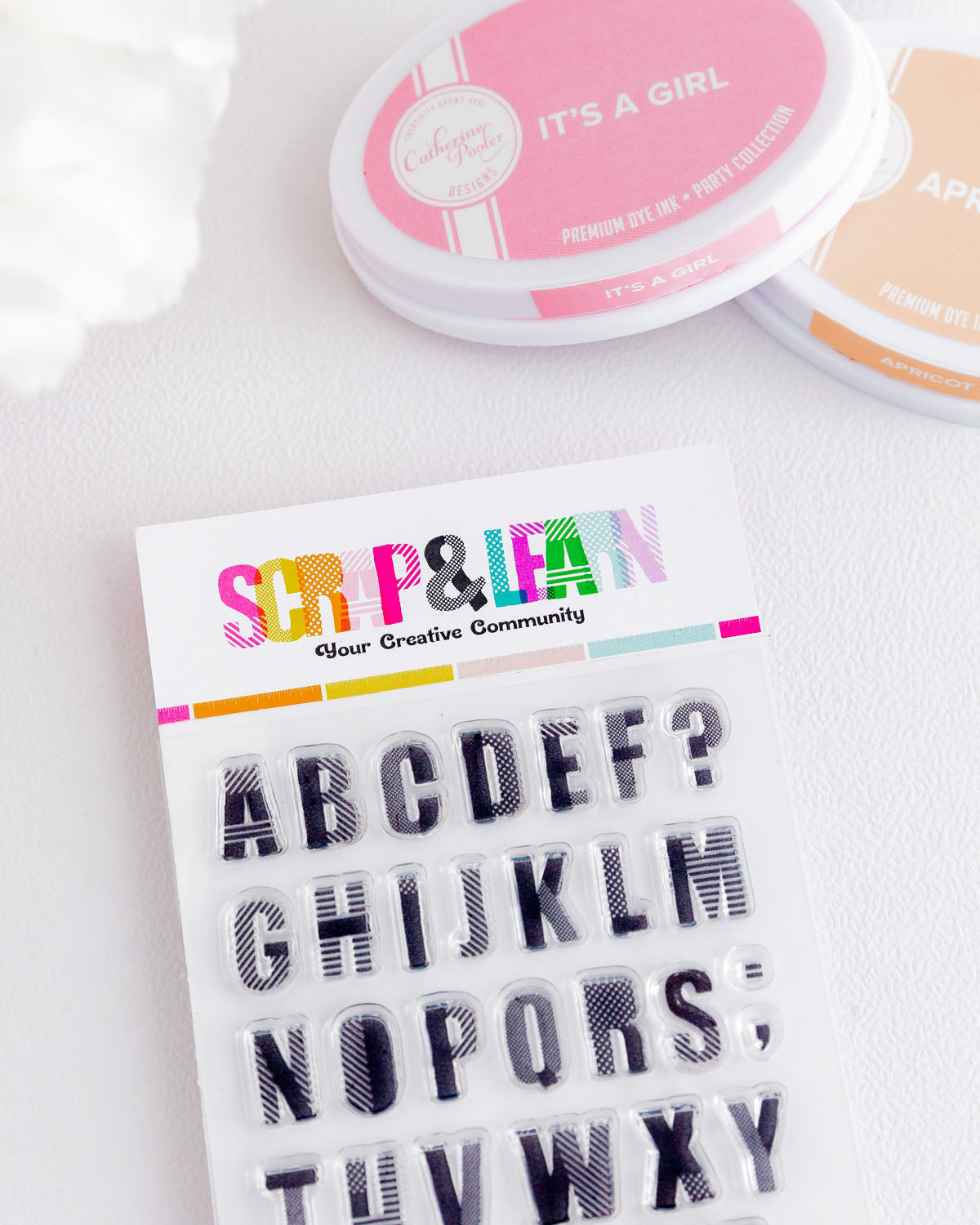 Scrap & Learn Alpha Stamp Set
