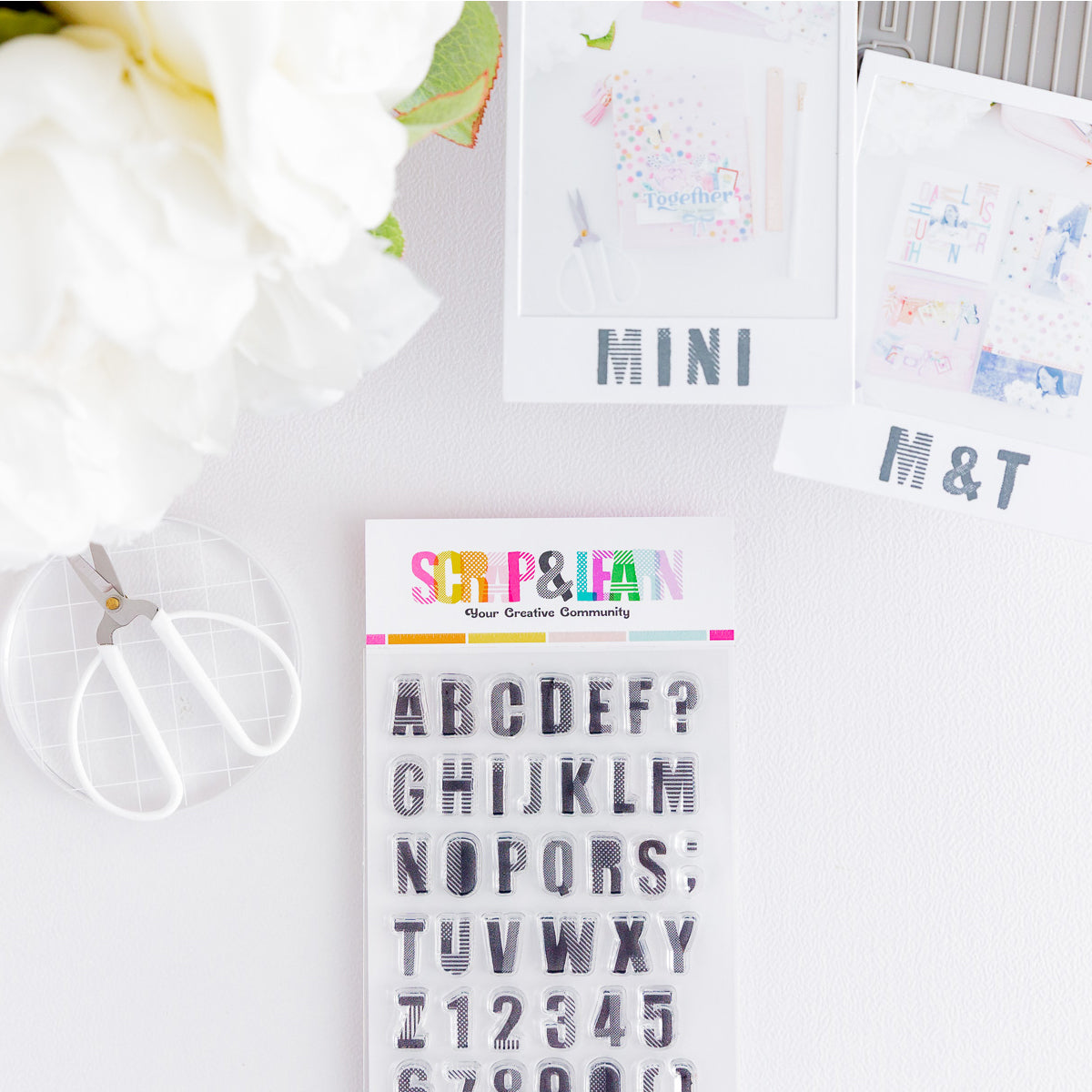 Scrap & Learn Alpha Stamp Set