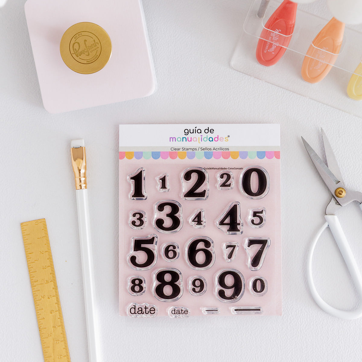 Exclusive Scrap & Learn x Celes Gonzalo Stamp Bundle