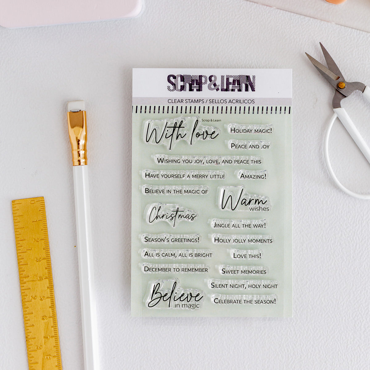 Exclusive Scrap & Learn x Celes Gonzalo Stamp Bundle