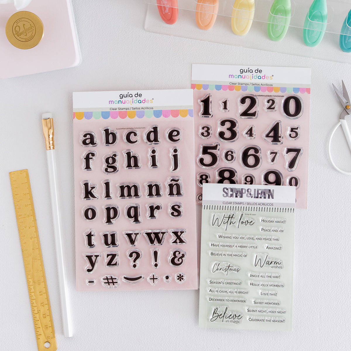 Exclusive Scrap & Learn x Celes Gonzalo Stamp Bundle