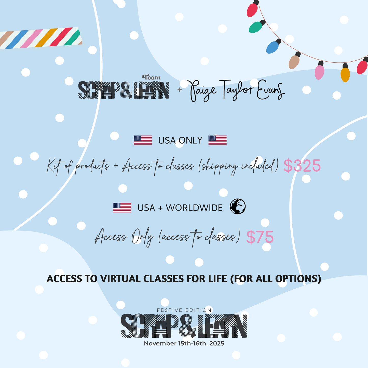 SCRAP & LEARN: 2025 Virtual Retreat Festive Edition- ACCESS ONLY